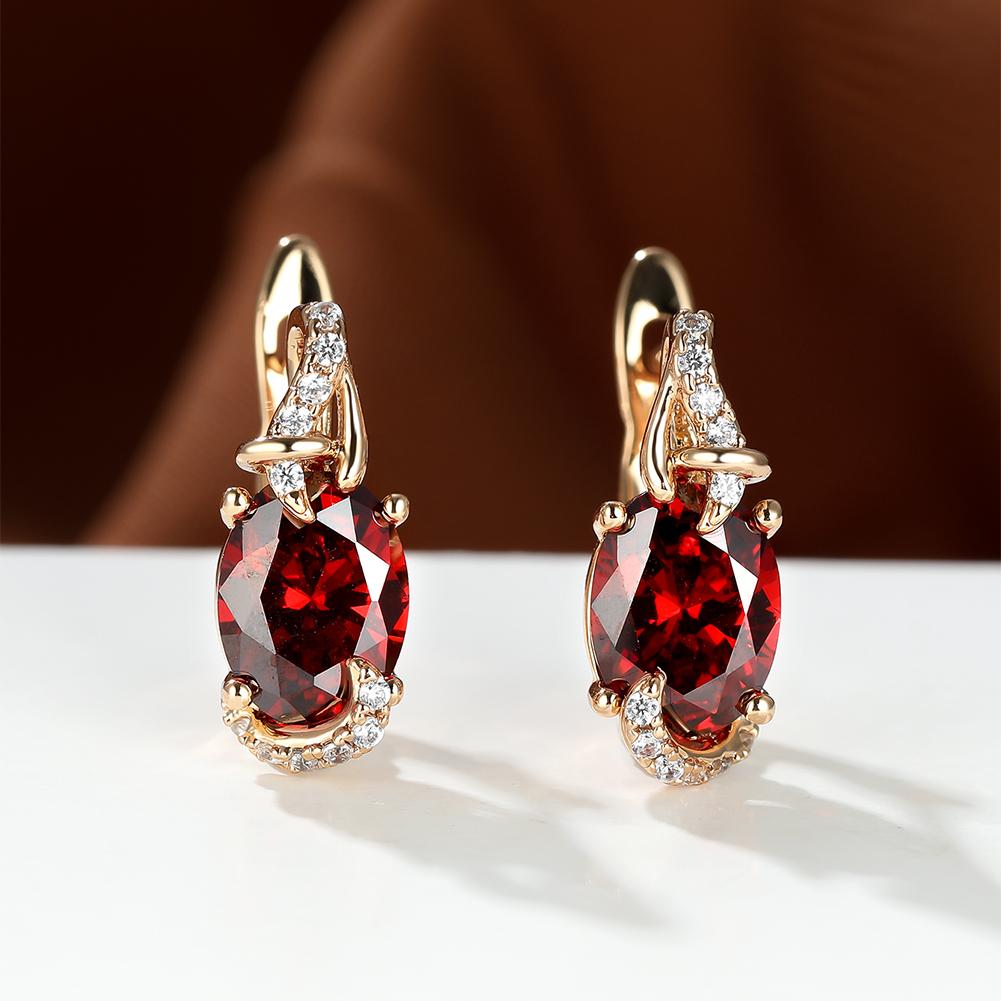 Brinco Rubis de Feu 18K