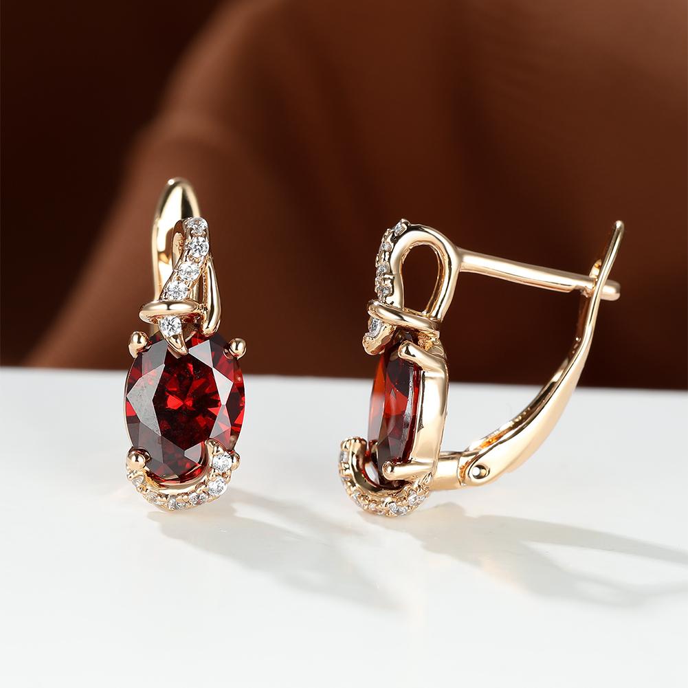 Brinco Rubis de Feu 18K