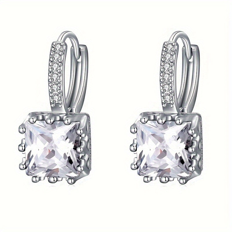 Brinco Lumière Étoile Ouro Branco 18K
