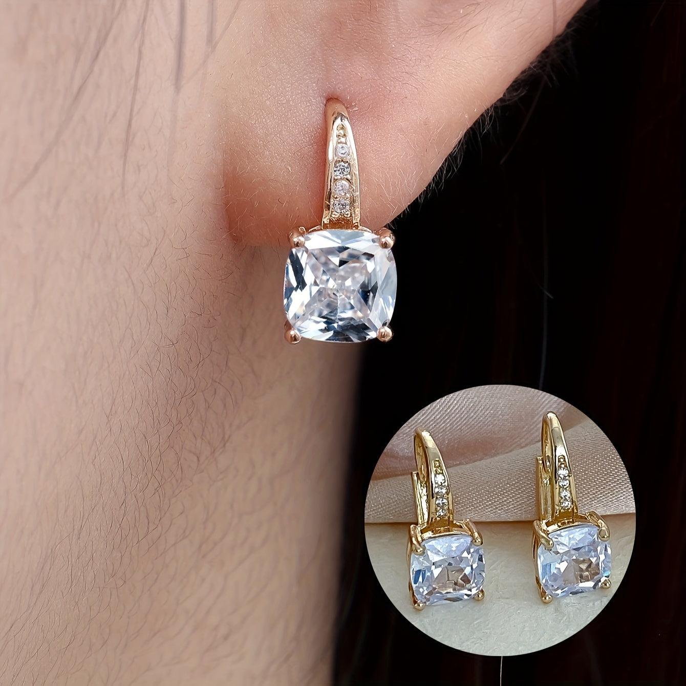 Brinco Ciel Bleu 18K