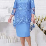 Vestido Midi Rendado Elegante (Promoção Lançamento)