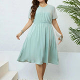 Vestido Feminino Maxi Monocromático (Promoção de Lançamento)