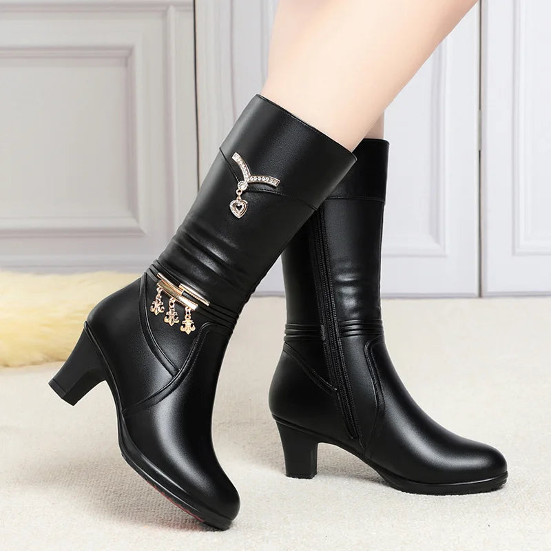 Bota de Couro Peluciada - Woody (Promoção Pré Inverno)
