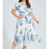 Vestido Feminino com Estampa Floral (Promoção Lançamento)
