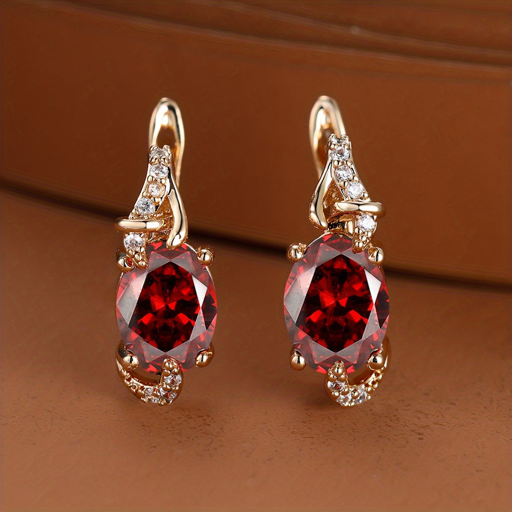 Brinco Rubis de Feu 18K