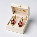 Brinco Rubis de Feu 18K