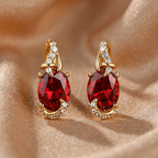 Brinco Rubis de Feu 18K