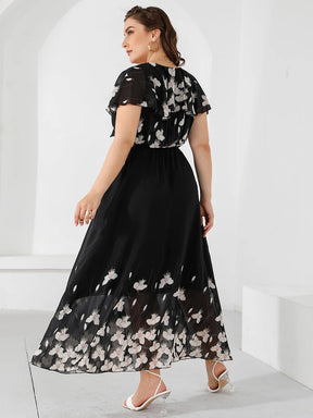 Vestido Maxi Babado Floral (Promoção Lançamento)