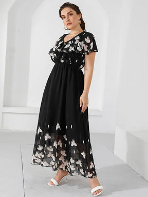 Vestido Maxi Babado Floral (Promoção Lançamento)