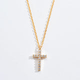 Colar com Crucifixo em Zircônia (Coleção Lançamento)