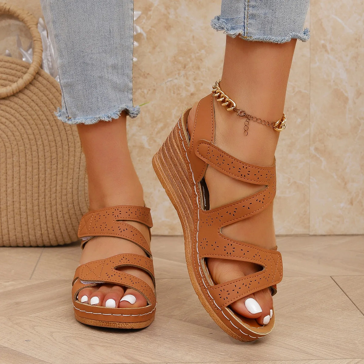 Sandá Feminina Confortável - AneBelle (Promoção Lançamento)