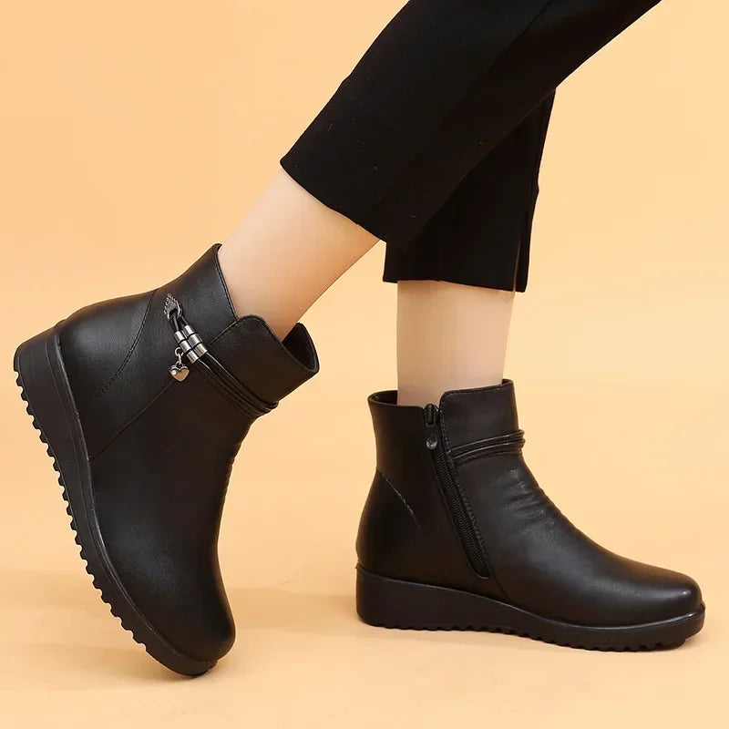Bota de Couro Feminina - Florence (Promoção Pré Inverno)