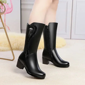 Bota de Couro Inverno 2025 - Swiss (Promoção Pré Inverno)