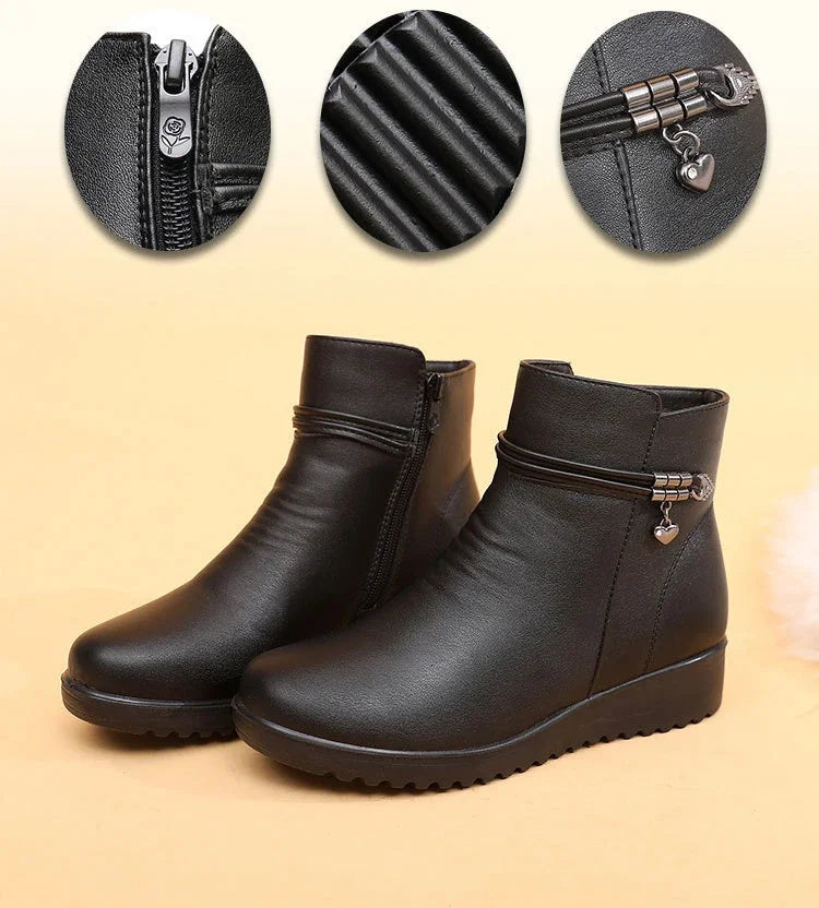 Bota de Couro Feminina - Florence (Promoção Pré Inverno)