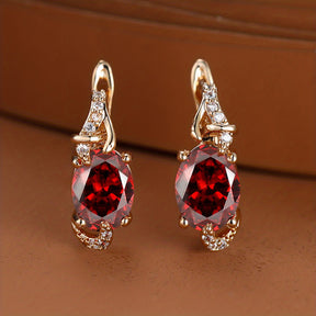 Brinco Rubis de Feu 18K